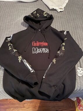 Civil Regime x Misfits Black Graphic Hoodie